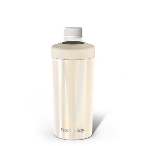 FrostBuddy Universal Buddy XL Insulated Can Cooler | Fits 12oz, 16oz, Slim Cans & Bottles | Stainless Steel Drinks Holder - 1 of 4