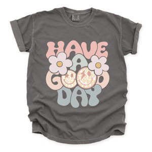 Simply Sage Market Have a Good Day Flowers Garment Dyed Tee - 1 of 4