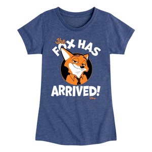 Girls' - Disney - The Fox Has Arrived Fitted Short Sleeve Graphic T-Shirt - 1 of 4