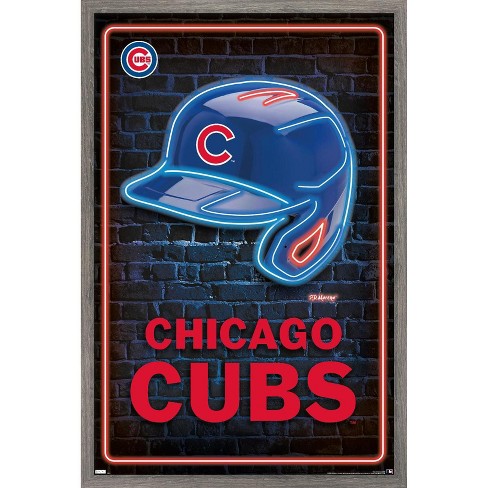 MLB Chicago Cubs - Ian Happ 23 Wall Poster, 22.375 x 34 Framed