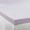 LoftWorks King 2" Lavender infused Deep Sleep Therapy Extra Soft Mattress Foam Topper: Memory Foam, Knitted Fabric, Spot Clean - 2 of 3
