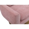 APRILSOUL Classic Mid-Century 360-degree Swivel Accent Chair, White Teddy Fabric - 2 of 4