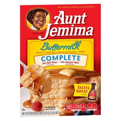 Aunt Jemima Complete Pancake Mix Buttermilk, 32.0 oz