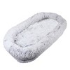 Human Dog Bed,71'' Large Fluffy Dog Bed for People and Pets,Washable Faux Fur Orthopedic Pet Bed for Napping and Relaxing - LAOTIES - 4 of 4