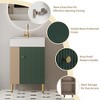 GDFStudio Rachel 21.6" W Freestanding Bathroom Vanity with Ceramic Sink and Right Side Open Shelf - 4 of 4