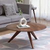 MH London Marcel Solid Wood Coffee Table with Round Top - 2 of 4