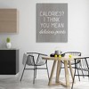 Stupell Industries Calories Delicious Points, 48" x 36" - 2 of 4