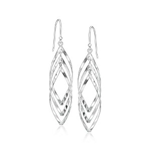 Ross-Simons Sterling Silver Twisted Drop Earrings - 1 of 4