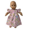 Doll Clothes Superstore Cotton Nightgown With Giraffe Fits 15-16 Inch Baby Dolls - 2 of 4