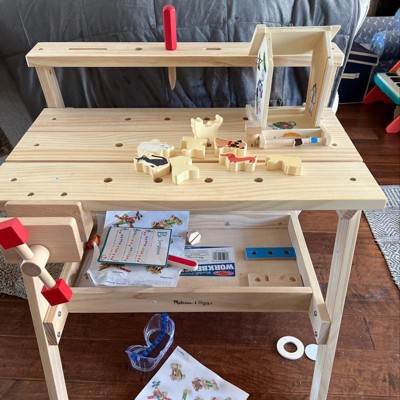 Melissa and store doug wooden workbench