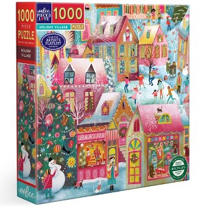 eeBoo Piece & Love: Holiday Village - 1000 Piece Puzzle - 1 of 4