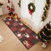 Christmas Checkered Accent Rug with Non Slip Backing - 4 of 4