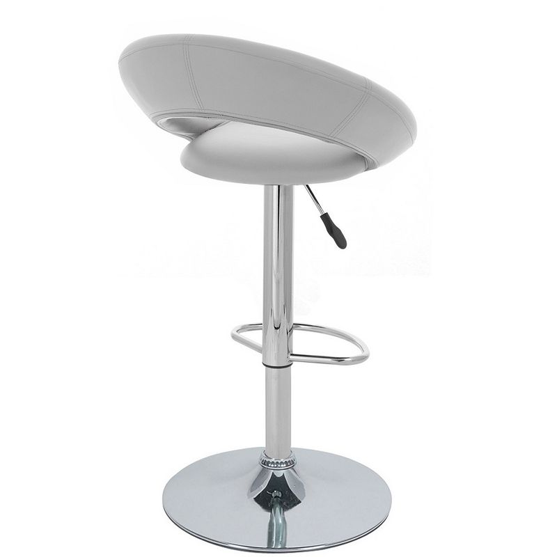 Modern Home Rho Contemporary Adjustable Height Counter/Bar Stool, 3 of 5