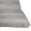 Holli Zollinger Linen Stripe Rustic Outdoor Throw Pillow Black/White - Deny Designs - 2 of 3