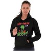 Betty Boop Zombie Halloween Treat Hoodie Sweatshirt Women Brisco Brands - 4 of 4