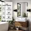 KAISITE Dimmable Crystal Wall Sconces Set of Two Modern Bathroom Vanity Light Fixtures - 4 of 4