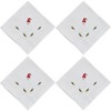 Saro Lifestyle Table Napkins With Embroidered Large Santa Design (Set of 4) - 2 of 4