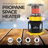 Comfort Gear 2 Pack 360 Degree Propane Space Heater, 13,500 to 18,000 BTU Indoor/Outdoor Portable Radiator for 450 Square Feet, Yellow/Black - 4 of 4