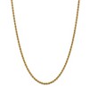 Black Bow Jewelry 3mm, 14k Yellow Gold, Handmade Solid Rope Chain Necklace - 3 of 4
