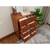 ORRD Modern Wooden Chest of Drawers – Spacious Storage Organizer with Multiple Compartments, Brown - 2 of 4