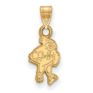Black Bow Jewelry 14k Yellow Gold Plated Sterling Silver Iowa State Cyclones NCAA Small Pendant - 1 of 3
