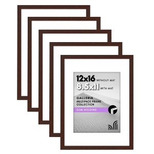 Americanflat Picture Frame with plexiglass - Hanging Hardware For Horizontal and Vertical Display - 1 of 4