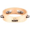 Nino Single Row Wood Tambourine, Natural - 3 of 4