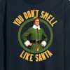Men's - ELF - Christmas You Don't Smell Like Santa Long Sleeve Graphic T-Shirt - 2 of 4