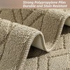 48x20 Inch 30x20 Inch Kitchen Rug Mats Polypropylene Soft Anti Slip Washable Beige Home Kitchen Mat - 3 of 4