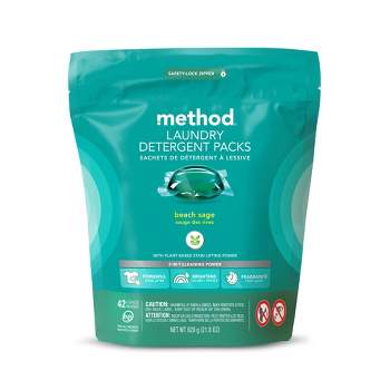 Method Beach Sage Laundry Detergent Packs - 42ct