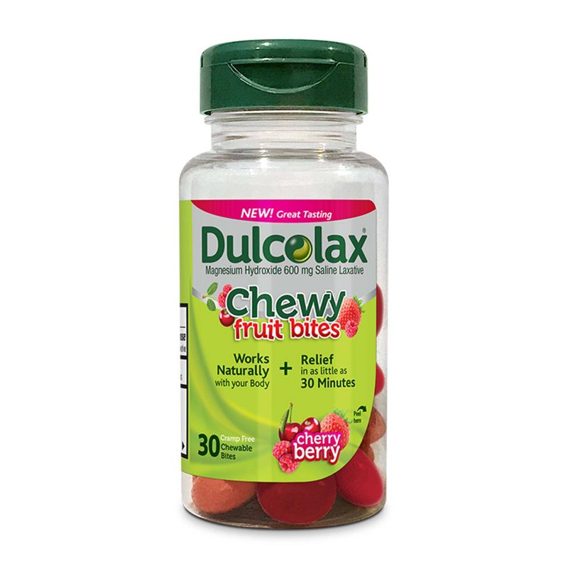 Dulcolax Digestive Chewy Fruit Bites - Cherry Berry - 30ct, 3 of 12