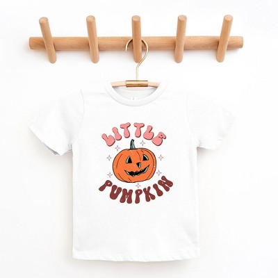 The Juniper Shop Little Pumpkin Retro Toddler Short Sleeve Tee