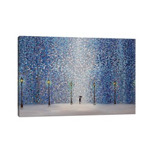 Rainy Stroll by Ekaterina Ermilkina Unframed Wall Canvas - iCanvas - 1 of 4