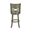 New Classic Furniture,Manchester 29" Solid Wood Bar Stool With Fabric Seat In Ant Gray - 3 of 4