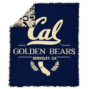 NCAA Cal Golden Bears 60 x 80 Quilted Throw Blanket - 1 of 4