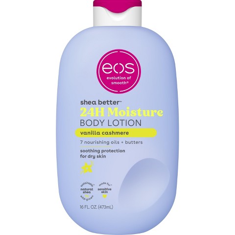 Увлажняющий лосьон для тела eos Shea Better, Vanilla Cashmere, 16 fl oz