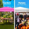 ORRD 10x30FT Pink Wedding Party Tent Outdoor Canopy Gazebo with 8 Removable Sidewalls, Event Shelter for Backyard & Garden - 4 of 4