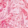 Collections Etc 2-Piece Paisley Print Lace Trim Pajama Shorts Set - 4 of 4