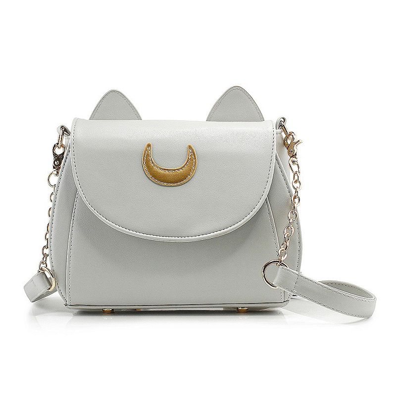 Gearonic Moon Lady Handbag Kitty Cat Ears Faux Leather Shoulder Bag Purse, 1 of 7