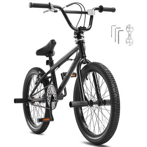 VEVOR BMX Bike, 20-Inch Wheel Freestyle Bike, BMX Race Bike with 360° Rotor and 4 Pegs, Beginner-Level BMX to Advanced Riders, BMX Bicycles - 1 of 4