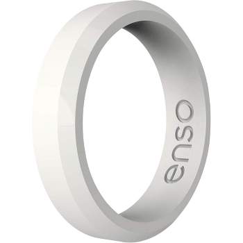 Enso Rings Thin Bevel Series Silicone Ring