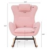 Teddy Tufted Rocking Chair with Rubber Legs - ModernLuxe - 4 of 4