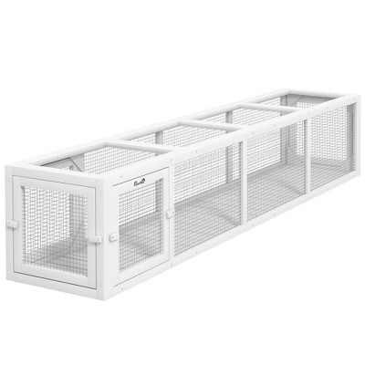 PawHut 59" Long Cat Tunnel with Extendable Design, Outdoor Cat Tunnel House with Weather Protection, Cat Tube Toy Enclosure