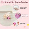Potaroma 12 Pcs Quiet Play Felt Cat Ball Toys with Catnip Inside - 3 of 3