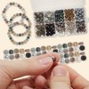 Unique Bargains 8mm Round Glass Beads for Bracelets Glass Beads for Making Bracelet Making DIY Crafts 200 Pcs 1 Set - 4 of 4