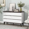5 Drawer Dresser for Bedroom, Wooden Storage Chest of 5 Drawers, Rustic Storage Dressers Organizer for Bedroom Hallway Entryway Nursery - 2 of 4