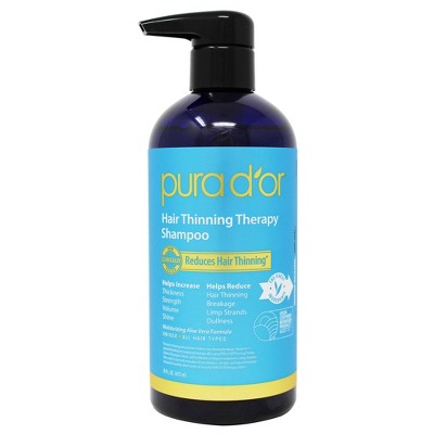 Pura d'or Hair Thinning Therapy Shampoo - 16 fl oz