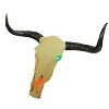 Halloween Express 24 in Halloween Light-Up Longhorn Skull - 4 of 4