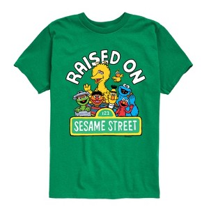 Boys' - Sesame Street - Raised On Sesame Street Short Sleeve Graphic T-Shirt - 1 of 4