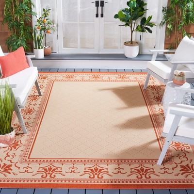 Terra Square 7'10" Synthetic Indoor/Outdoor Stain-Resistant Rug
